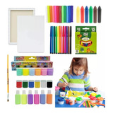 Kit Artista Brinquedo Educativo Colorir Pintar