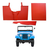 Kit Assoalho Jeep Ford Willys Cj5 55/83 Dianteiro E Traseiro