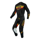Kit Asw Calça Camisa Off Road Radar 22 Podium Preto/vermelho