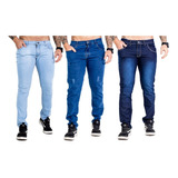 Kit Atacado 03 Calças Jeans Masculina