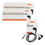Kit Atacado 50un. Fone De Ouvido Fio P2 Preto Pmcell F0-11