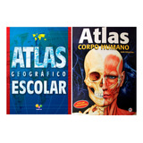 Kit Atlas Corpo Humano + Atlas