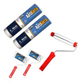 Kit Atlas Profissional Pintura Rolo 23/09cm + Suporte Gaiola