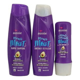 Kit Aussie Shampoo Condicionador +máscara 3 Minute Miracle