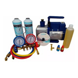 Kit Automotivo Bomba De Vacuo / Manifold / Gás R134 / Engate