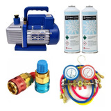 Kit Automotivo Bomba De Vácuo / Manifold / Gás R134 / Engate