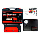Kit Auxiliar De Partida Compressor De Ar Veicular Portátil