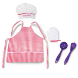 Kit Avental Criança Menina Gran Chef - Nig