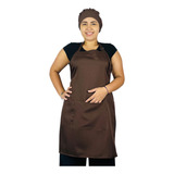 Kit Avental Oxford + Touca Gorro Cozinheira Padaria Cozinha