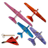 Kit Avião Brinquedo Planador Voo Livre 5 Modelos Diferentes