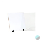 Kit Azulejo Branco Sublimação 20x20 Caixinha Suporte 10uni