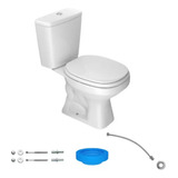 Kit Bacia Aspen Com Caixa Acoplada Branco Deca - Kp.750.17