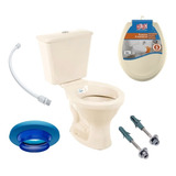 Kit Bacia + Cx Acoplada 3/6 Litros + Acessórios Areia