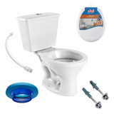 Kit Bacia + Cx Acoplada + Assento E Acessórios Instalação