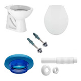 Kit Bacia Izy Conv Deca C/ Assento Original + Cj Fx Branco