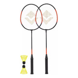 Kit Badminton Completo 02 Raquetes +
