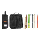 Kit Bag 01p + Set De Baquetas 6 Pares Liverpool