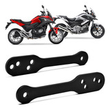 Kit Baixar Diminuir Subir Altura Preto Honda Nc 700 750 2014