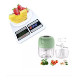 Kit Balança Digital 10k E Mini Processador 