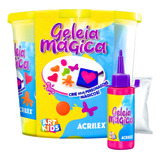 Kit Balde Divertido De Geleia Magica 4 Cores Premium Cor Colorido