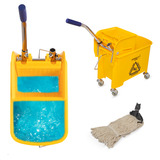 Kit Balde Espremedor 20 Litros + Refil De Algodão Crú