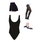 Kit Ballet Adulto - Regata, Saia, Meia E Sapatilha