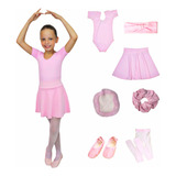 Kit Ballet Collant Meia Manga 6