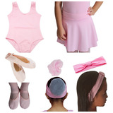 Kit Ballet Infantil 3 Itens Rosa