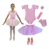 Kit Ballet Infantil 6 Itens Com