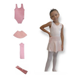 Kit Ballet Infantil Collant / Saia Ajustável / Meia / Faixa