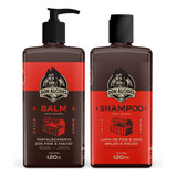 Kit Balm E Shampoo Para Barba Don Alcides Barba Negra