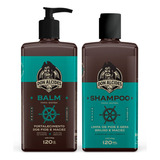 Kit Balm E Shampoo Para Barba