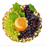 Kit Bandeja, Uvas E Pão Decoração Jantar Santa Ceia #