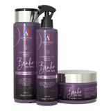 Kit Banho De Seda Alphahall Shampoo, Máscara Bb Cream