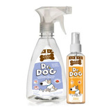 Kit Banho Seco Pet + Perfume Gatos Cachorro Filhotes Dr. Dog