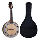 Kit Banjo Rozini Elétrico 4 Cordas