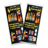 Kit Banner Faixa Bebidas Cerveja Refrigerante