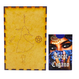Kit Baralho Cigano 36 Cartas E Porta Tarô Caixa Madeira