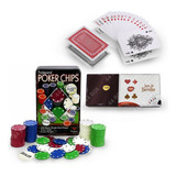 Kit Baralho Truco Poker Fichas Chip