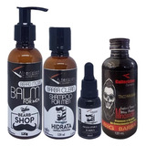 Kit Barba 1 Tonico 1 Oleo 1 Balm 1 Shampoo Black Friday