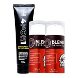 Kit Barba De Respeito Esfoliante + 2 Blend Original