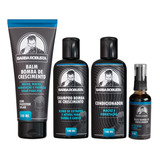 Kit Barba Robusta Cuidados Start Shampoo Óleo Balm Cond