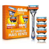 Kit Barbear Fusion5 Recarregável + 4
