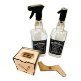 Kit Barbearia Alinhador Borrifador Porta Lamina Barbeiro