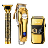 Kit Barbearia Barber Shop Shaver Km-2028