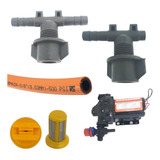 Kit Barra 12 Metros 3/8 E Bomba 12v Com Regulador De Pressão