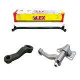 Kit Barra Central Direção + Braço Frontier 99 2000 2001 2002