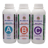 Kit Barrak Balling 1000ml Ca Mg Kh Aquario Marinho 1 Litro