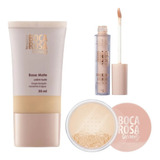 Kit Base + Corretivo + Pó Boca Rosa Payot - O Melhor Preço
