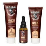 Kit Básico - Shampoo, Balm E Óleo Para Barba - Muchacho